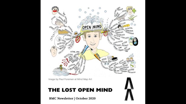 Drawing showing benefits of open mind