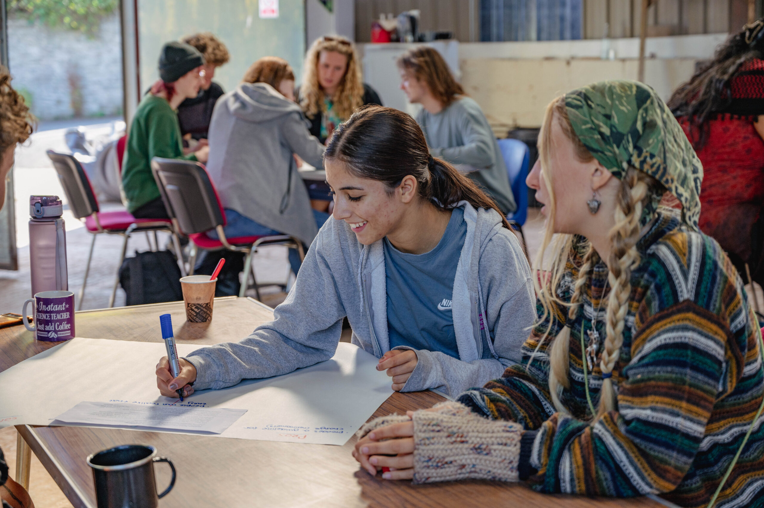 Students learning